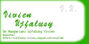 vivien ujfalusy business card